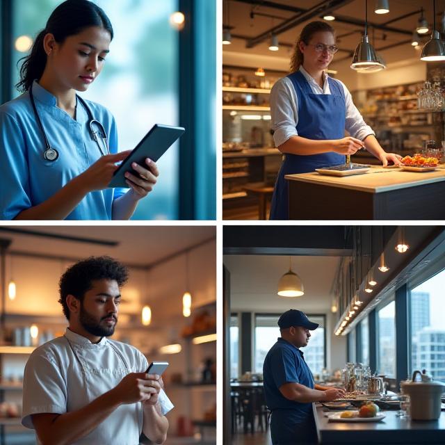 Healthcare, retail, and tech professionals in Delhi